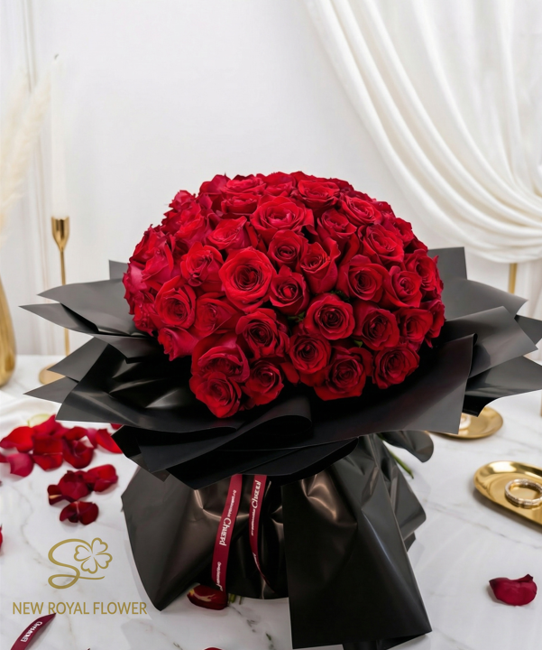 100 red rose bouquet