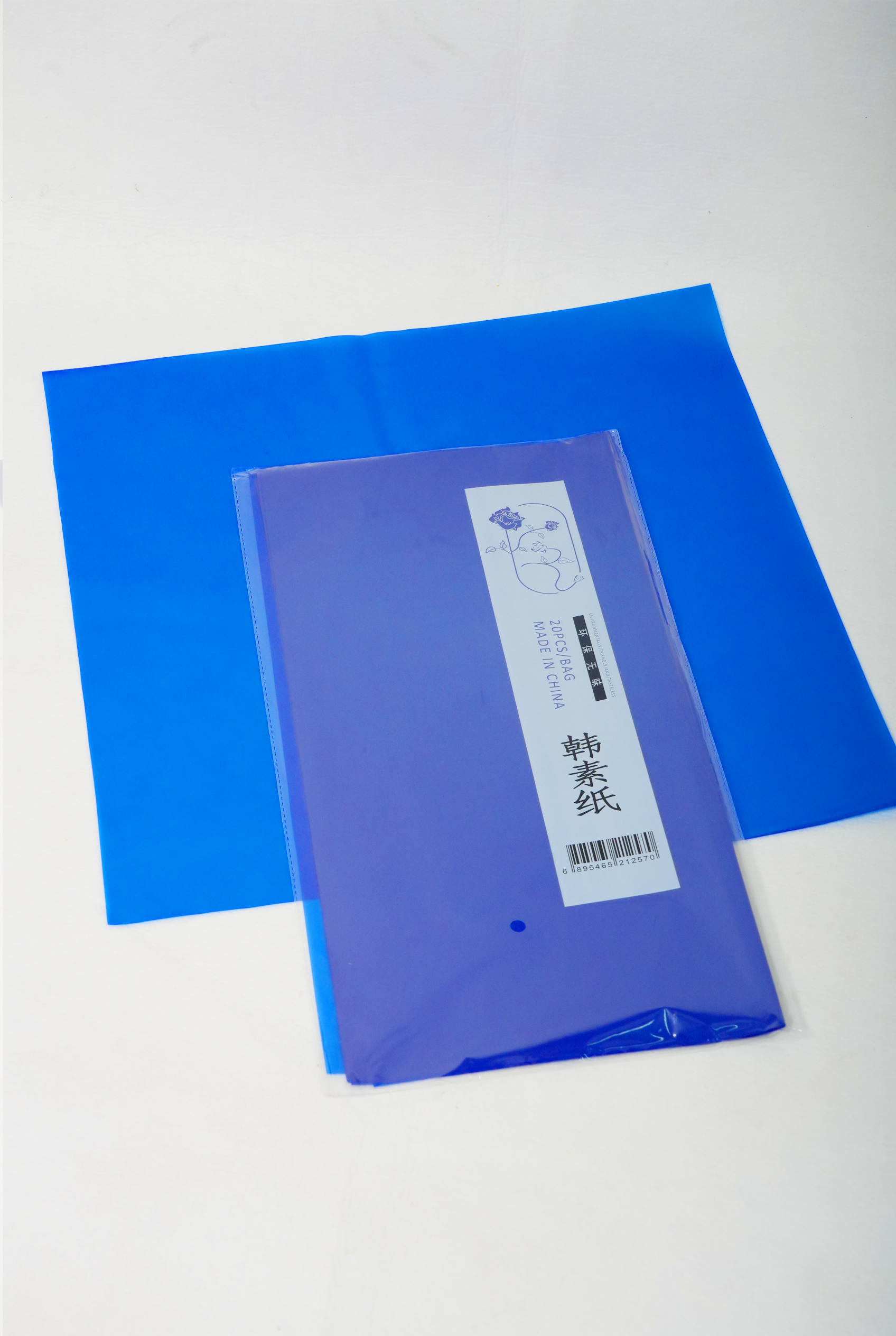 Transparent Flower Bouquet Wrapping Sheets – 15 Colors | 20 Sheets Pack