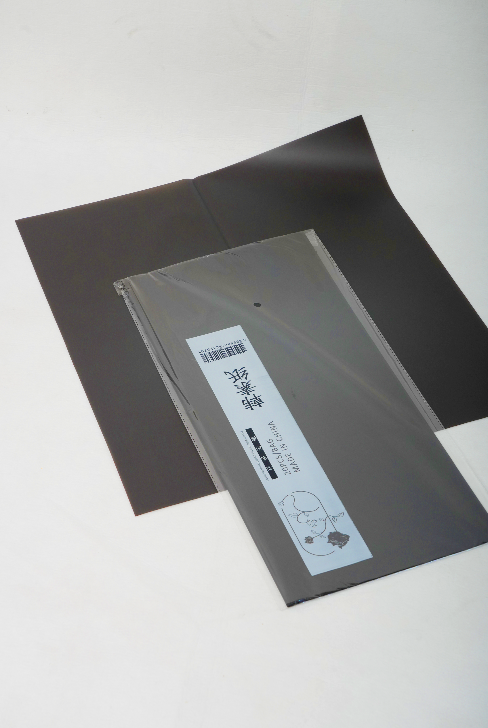 Transparent Flower Bouquet Wrapping Sheets – 15 Colors | 20 Sheets Pack