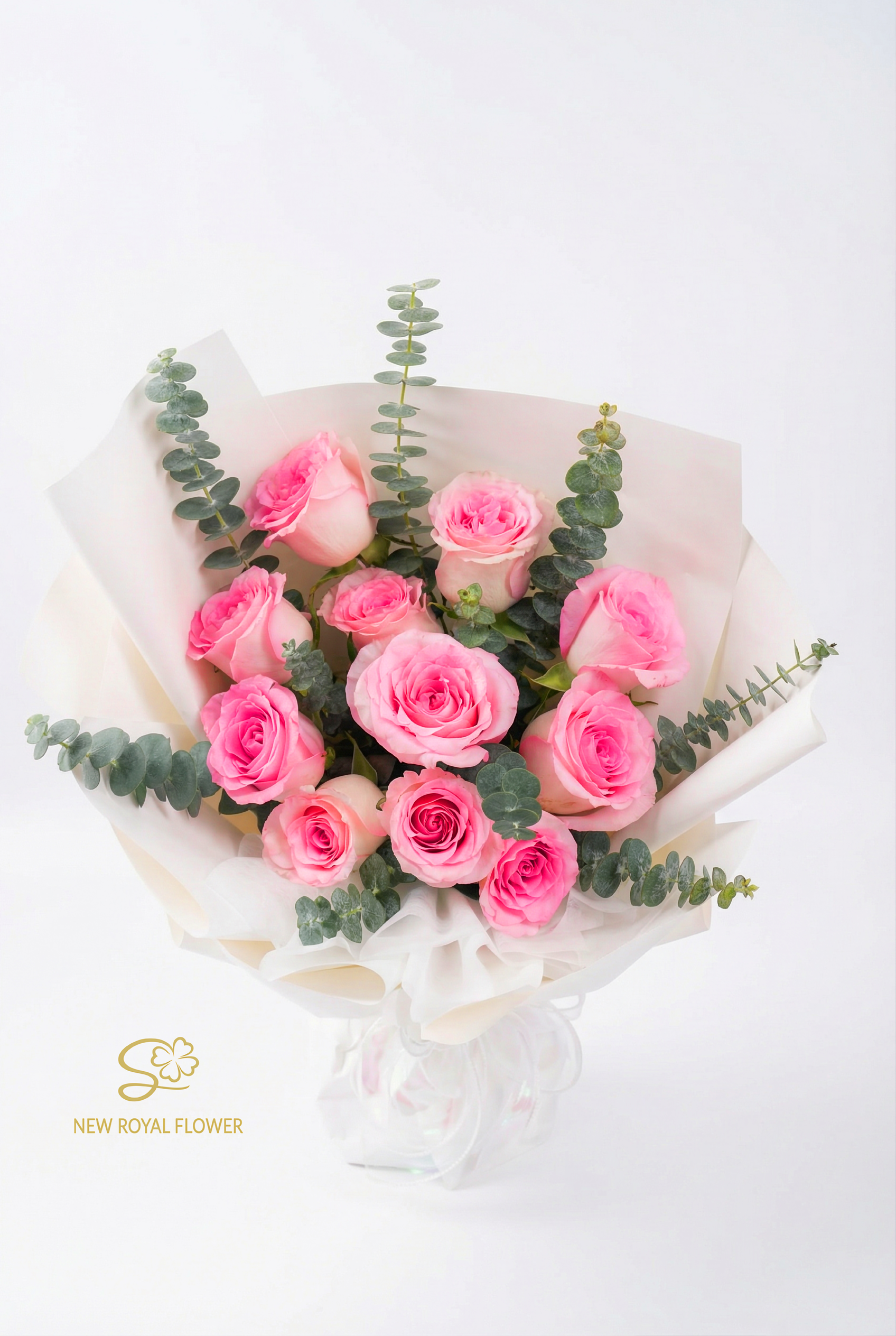 Blushing Pink Rose Bouquet