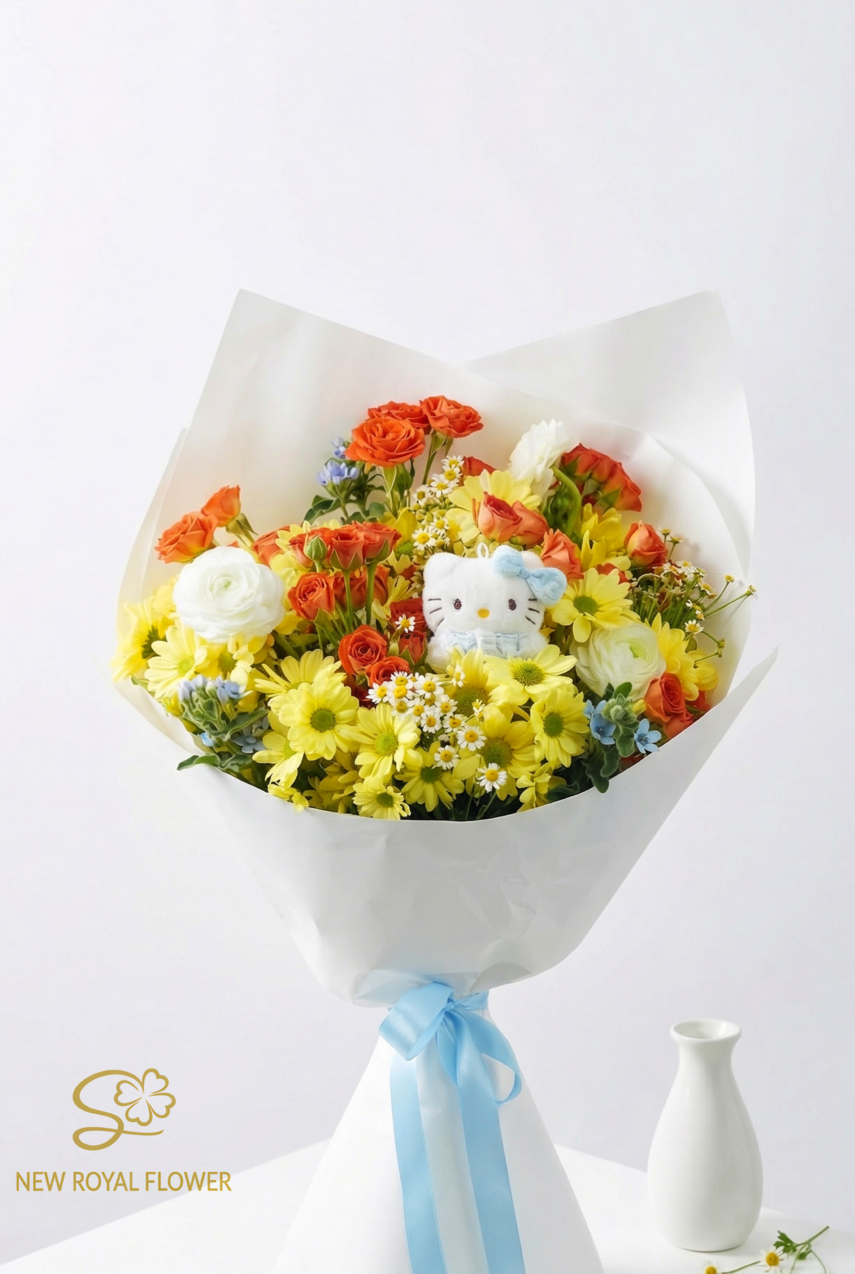 Sunny Smile Teddy Bouquet