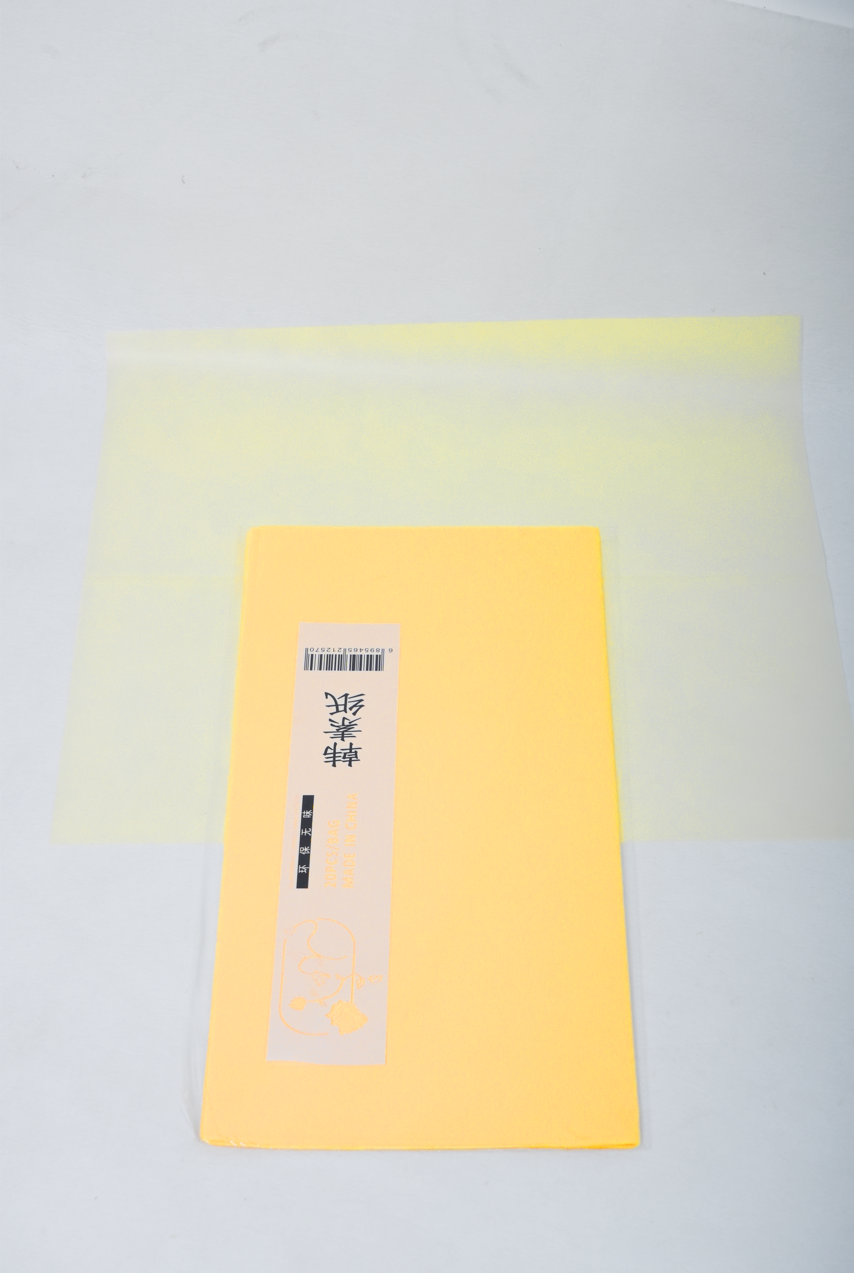 Transparent Flower Bouquet Wrapping Sheets – 15 Colors | 20 Sheets Pack