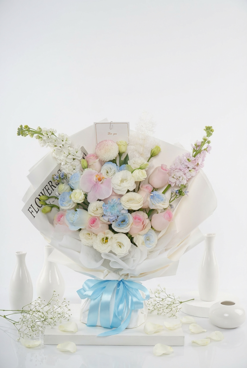 Blue Whisper Elegance Bouquet
