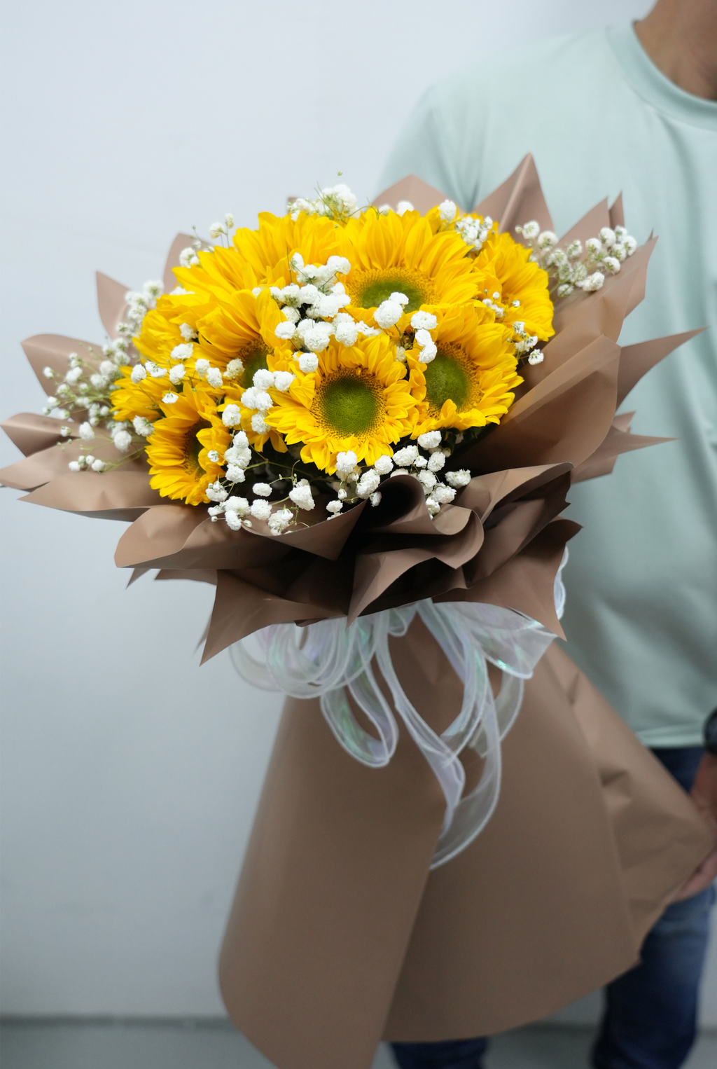 Golden Sunshine Sunflower Bouquet