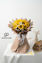 Golden Sunshine Sunflower Bouquet