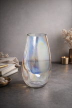 Iridescent Glass Decorative Vase – 30 cm