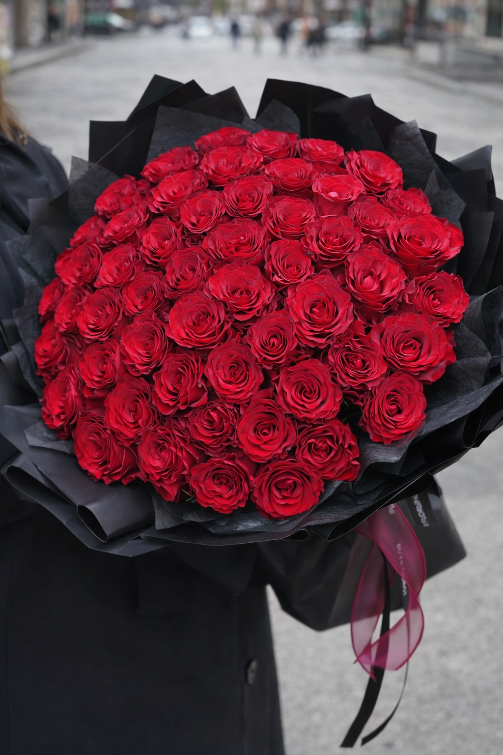 51 ROSE HAND BOUQUET