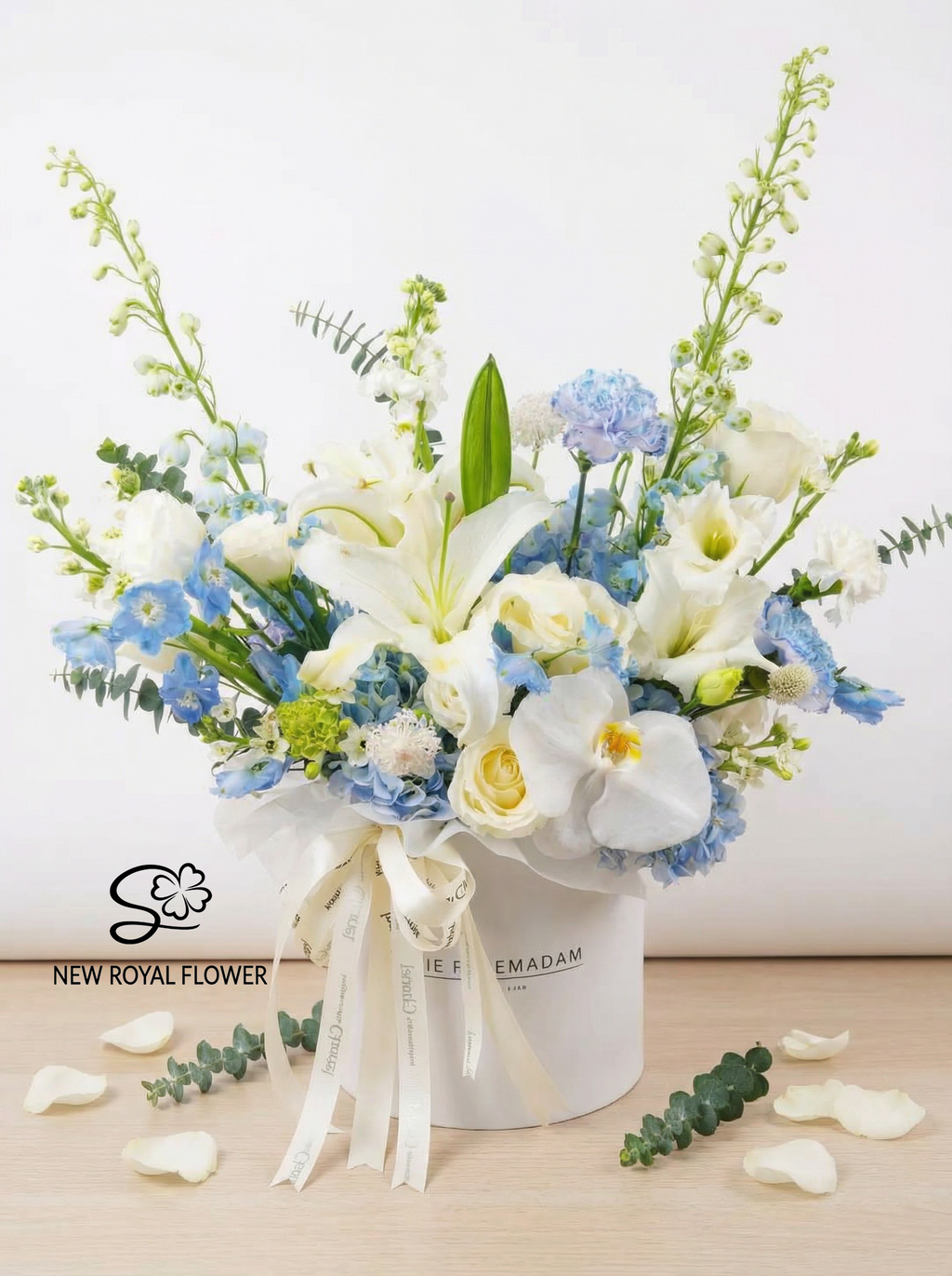 MAJESTIC SKY BLOOM HAT BOX