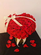 “Heart of Passion” Luxury Red Rose Bouquet