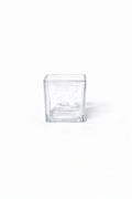 Square Clear Glass Vase