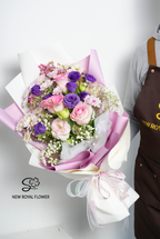 Blush Harmony – Pastel Garden Bouquet