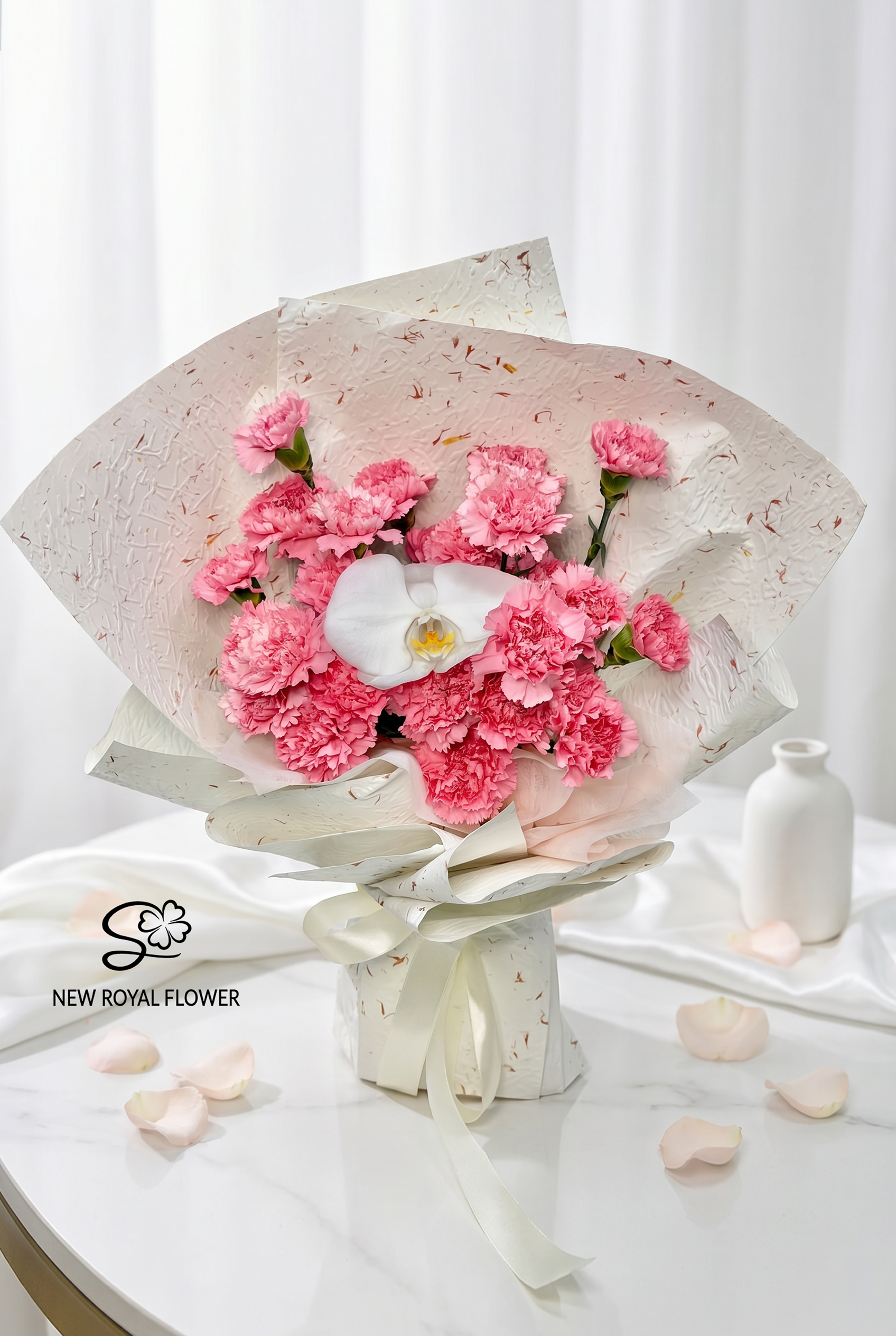 Pink Orchid Grace Bouquet