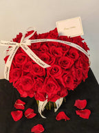 “Heart of Passion” Luxury Red Rose Bouquet