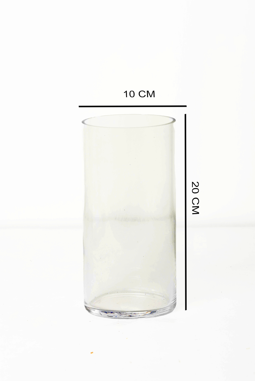 Classic Clear Glass Cylinder Vase – 5 Sizes