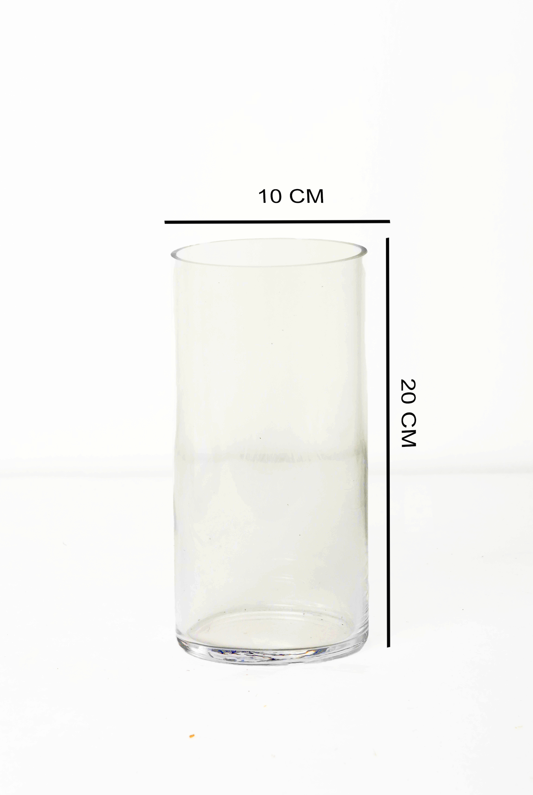 Classic Clear Glass Cylinder Vase – 5 Sizes