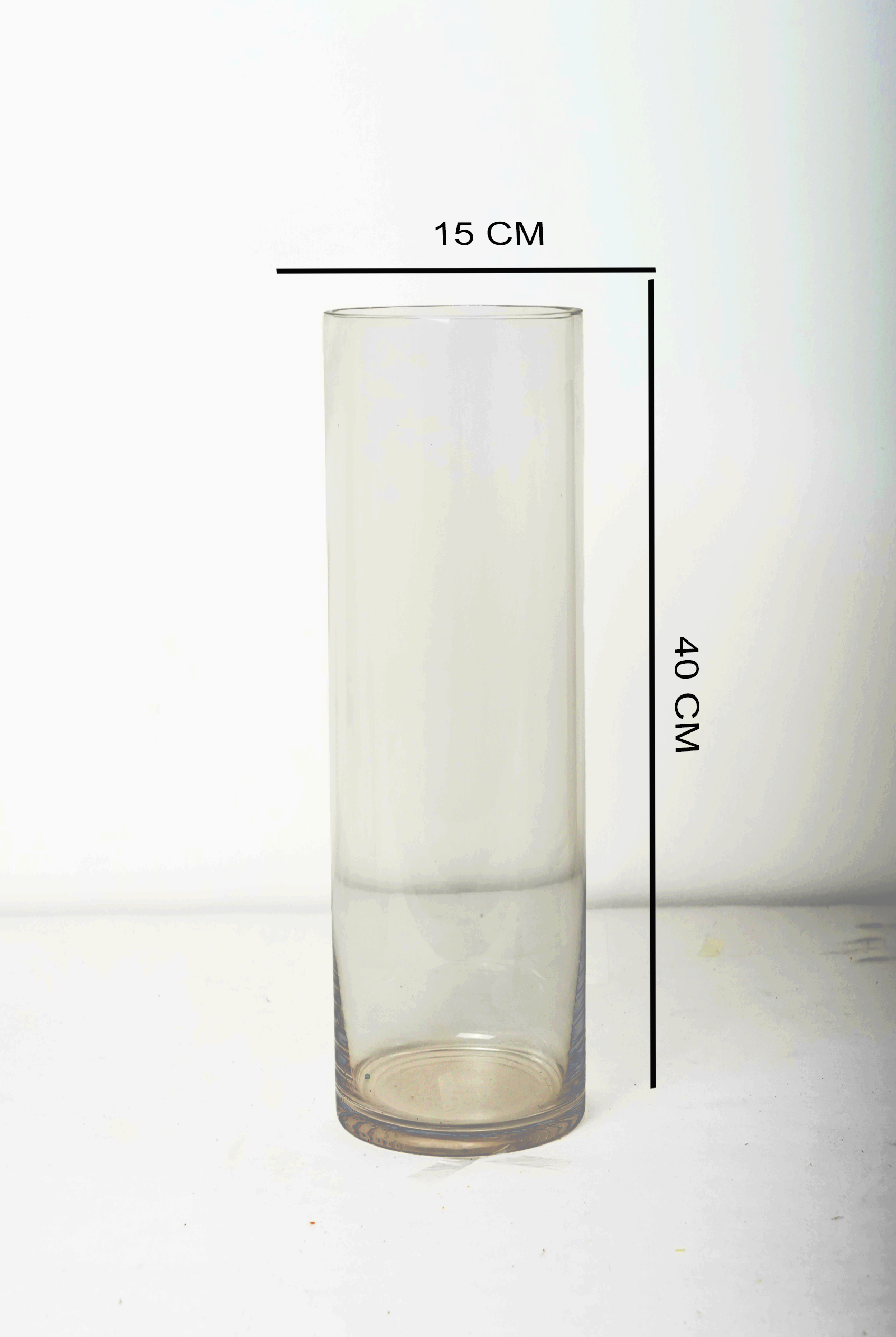 Classic Clear Glass Cylinder Vase – 5 Sizes