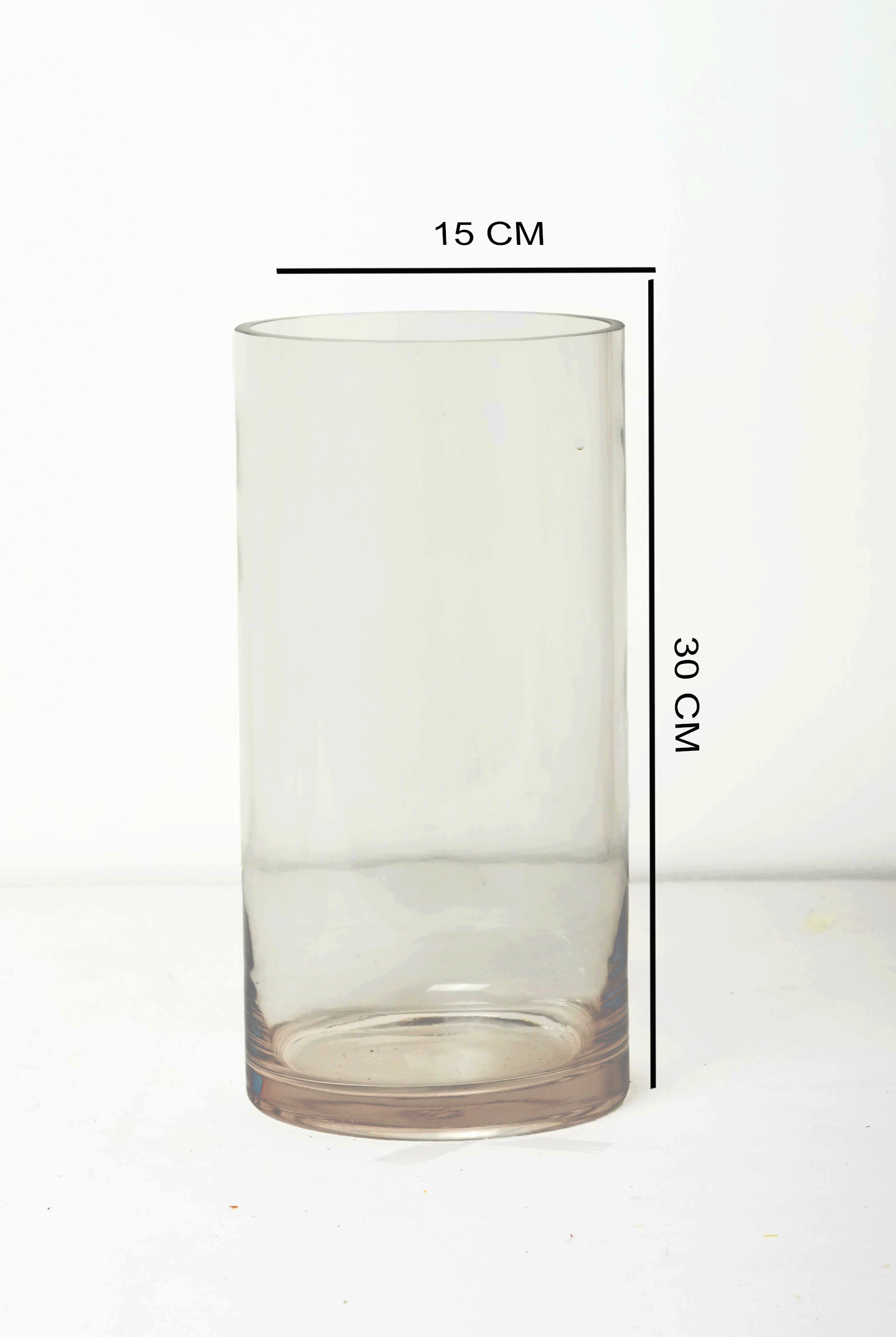 Classic Clear Glass Cylinder Vase – 5 Sizes