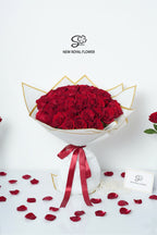 50 red rose bouquet