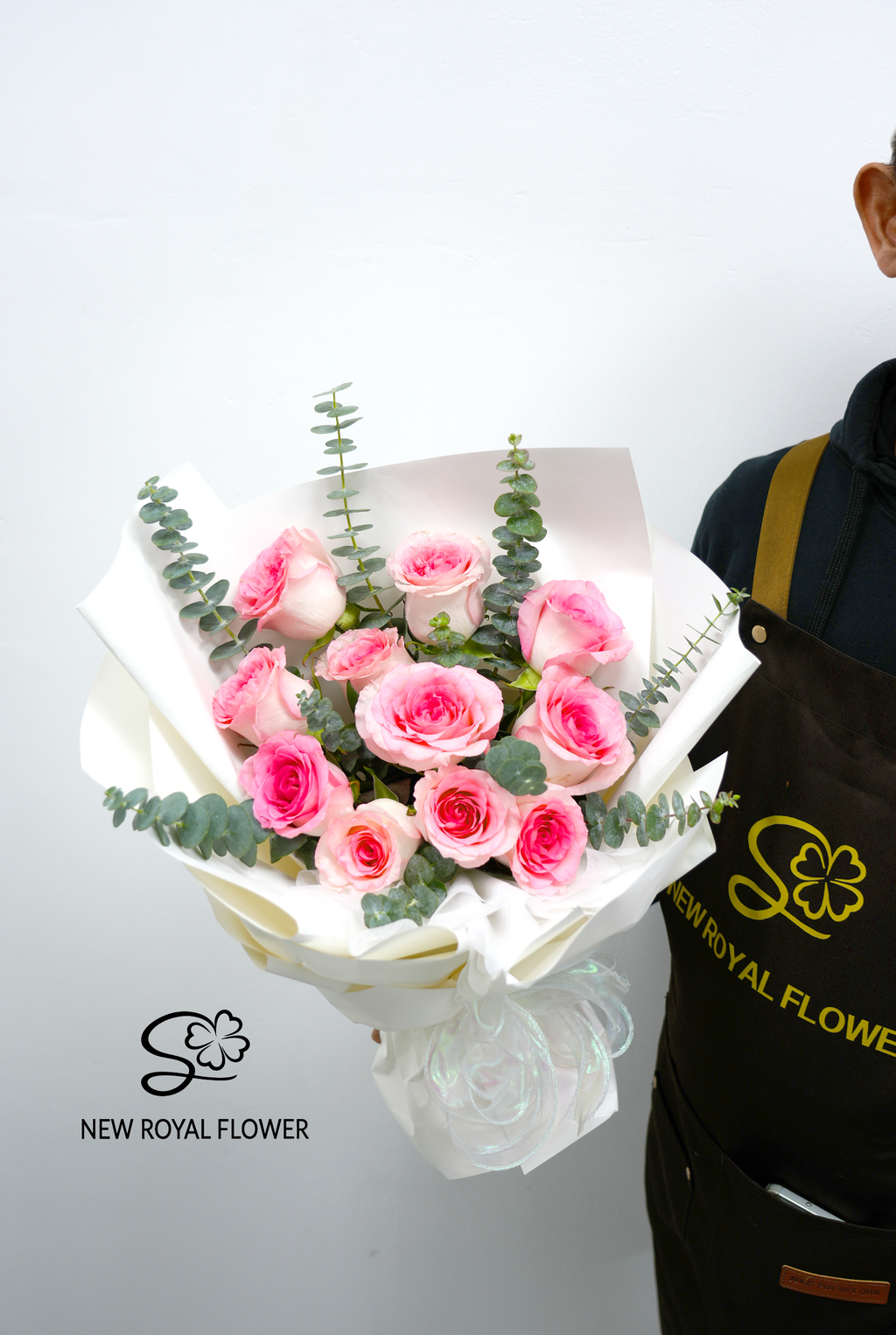 Blushing Pink Rose Bouquet