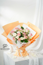 Peach Harmony Rose Bouquet