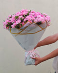 Soft Pink Fifty Ode（fifty carnations）
