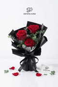 3 Stems Red Rose Bouquet