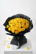 Golden Radiance Rose Bouquet